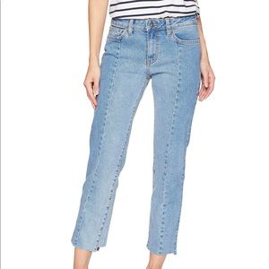 Vans: High Rise Straight Cropped Denim